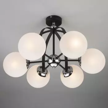 Светильник Евросвет 70082/6 хром/черный