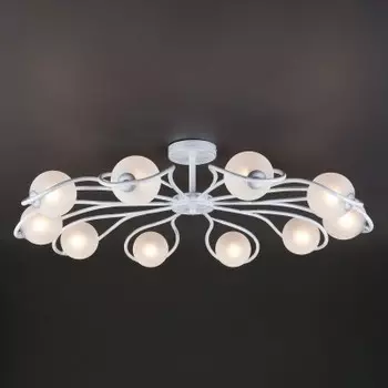 Светильник Евросвет 70089/10 белый с серебром