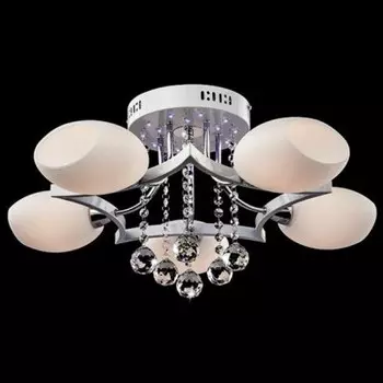 Светильник Евросвет 70203/5 хром/синий+красный+фиолетовый