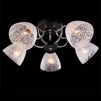 Светильник Eurosvet 9658/5 хром/венге