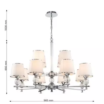 Подвесная люстра Favourite 2873-12P Aureola