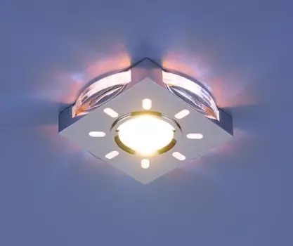 Светильник Электростандарт 1051 хром/белая подсветка