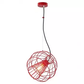 Светильник подвесной красный Lussole Loft LSP-9934