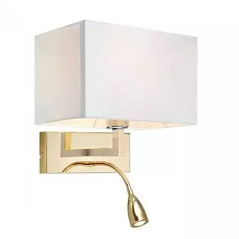 Светильник бра с абажуром и подсветкой для чтения Markslojd 106308