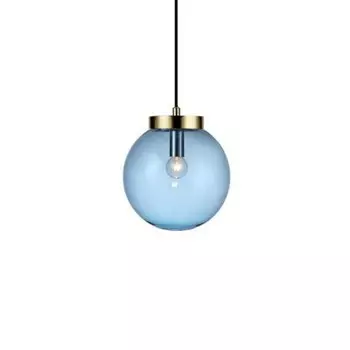 Светильник Markslojd 106837 BALL Pendant 1L Brass/Blue