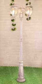 Светильник на столбе Elektrostandard Andromeda F/3 (GLYF-8024F/3) белое золото