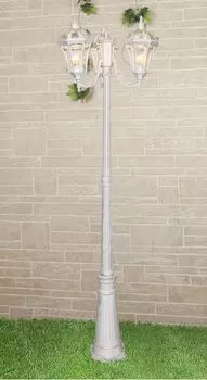 Светильник на столбе Электростандарт Capella F/3 белое золото