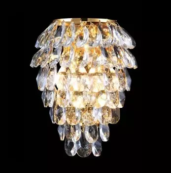 Светильник настенный бра Crystal lux CHARME AP2+2 LED GOLD/TRANSPARENT 1372/404