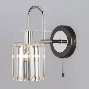 Светильник настенный бра Eurosvet 70090/1 Tenia графит / хром