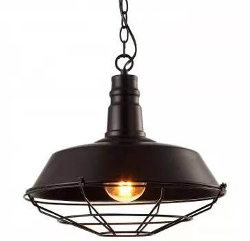Светильник подвесной черный Arte lamp A9183SP-1BK Ferrico