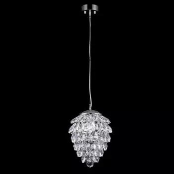 Светильник подвесной Crystal lux CHARME SP1+1 LED CHROME/TRANSPARENT 1370/202