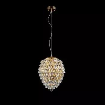 Светильник подвесной Crystal lux CHARME SP2+2 LED GOLD/TRANSPARENT 1372/204