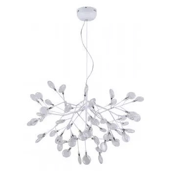 Светильник подвесной Crystal lux EVITA SP63 WHITE/TRANSPARENT 1691/263
