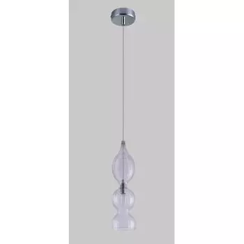 Светильник подвесной Crystal lux IRIS SP1 B TRANSPARENT 2075/201