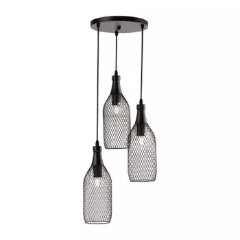 Светильник подвесной (подвес) Rivoli Martina 5074-203 3 х E27 60 Вт лофт - кантри