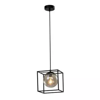 Светильник подвесной (подвес) Rivoli Miyuki 5146-201 1 х Е14 40 Вт черный лофт - кантри потолочный