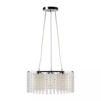 Светильник подвесной (подвес) Rivoli Rosco 3041-203 3 * E27 60 Вт хрусталь модерн