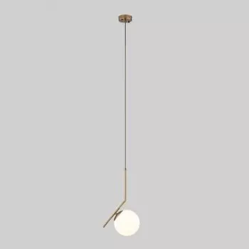 Светильник подвесной шар Eurosvet 50160/1 латунь