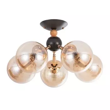 Светильник потолочный Arte lamp A4485PL-5BK BOSTON