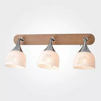 Светильник поворотный Евросвет 20051/3 светлое дерево