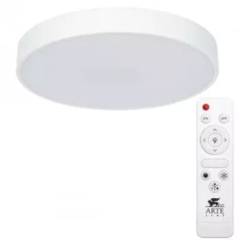 Светильник светодиодный белый 60Вт 400мм Arte Lamp A2661PL-1WH ARENA с пультом