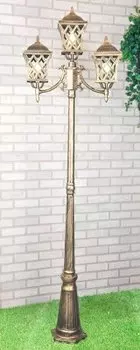 Светильник уличный Elektrostandard Cassiopeya F/3 черное золото