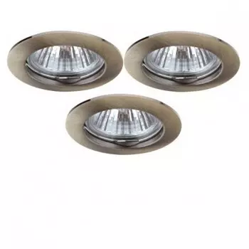 Светильник встраиваемый Arte lamp A2103PL-3AB Basic (3шт)
