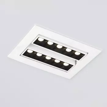 Светильник встраиваемый Elektrostandard 9923 LED 20W 4200K белый/черный