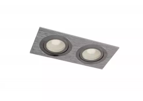 Светильник встраиваемый Maytoni DL024-2-02S серебро