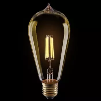 Светодиодная лампа лофт GOLD ST64 4W Е27 2800К VG10-ST64Gwarm4W