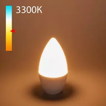 Светодиодная лампа "Свеча" C37 8W 3300K E14 BLE1402 Электростандарт