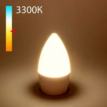 Светодиодная лампа "Свеча" C37 8W 3300K E27 BLE2711 Электростандарт