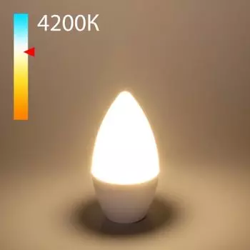 Светодиодная лампа "Свеча" C37 8W 4200K E14 BLE1403 Электростандарт