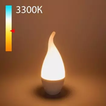 Светодиодная лампа "Свеча на ветру" CA37 8W 3300K E14 BLE1431 Электростандарт