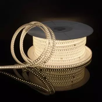 Светодиодная лента Лента светодиодная 220V 8W 60Led 2835 IP65 дневной белый, 50 м Электростандарт