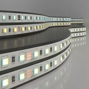 Светодиодная лента Лента светодиодная 24V 10W 60LED 5050 IP20 MIX теплый белый/холодный белый, 5м Электростандарт