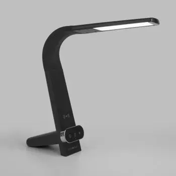 Светодиодная настольная лампа с беспроводной зарядкой 80427/1 черный Евросвет