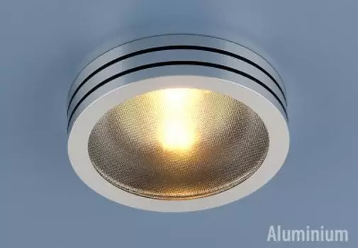 Точечный светильник из алюминия Elektrostandard 5153 BK (хром / черный)