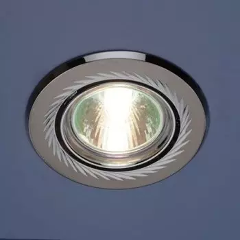 Точечный светильник Электростандарт 704A CX GU/CH (черный/серебро)