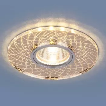 Точечный светильник Электростандарт 8091 MR16 SL/GD зеркальный/золотой