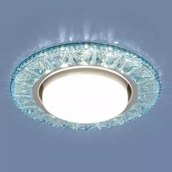 Точечный светодиодный светильник Электростандарт 3022 GX53 BL лазурный