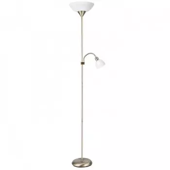 Торшер с подсветкой для чтения Arte lamp A9569PN-2AB Duetto