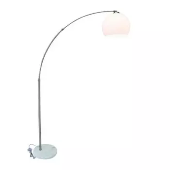 Торшер изогнутый Arte lamp A5822PN-1SS GOLIATH