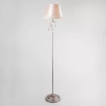 Торшер классический Евросвет 01023/1 серебро