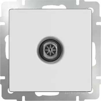 ТВ-розетка оконечная (белая) WL01-TV Werkel