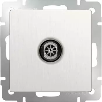 ТВ-розетка оконечная (перламутровый рифленый) WL13-TV Werkel