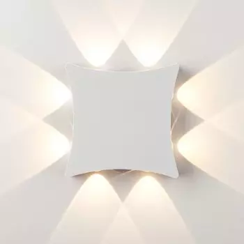 Уличный настенный светодиодный светильник Белый 1631 TECHNO LED Белый Электростандарт