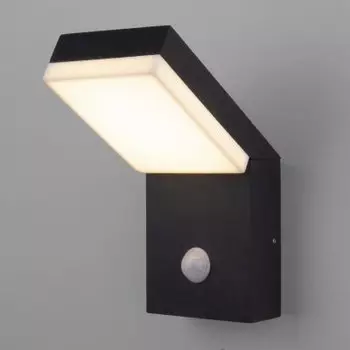 Уличный настенный светодиодный светильник Sensor IP54 (с датчиком движения) Elektrostandard (1541 TECHNO LED)