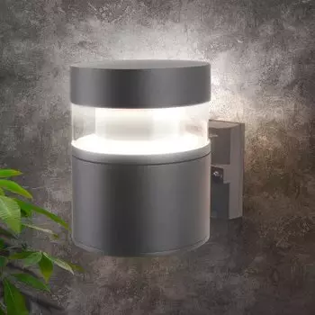 Уличный настенный светодиодный светильник Серый 1530 TECHNO LED серый Электростандарт