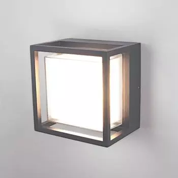 Уличный настенный светодиодный светильник Серый 1533 TECHNO LED серый Электростандарт